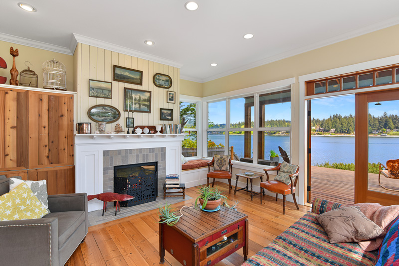 Poulsbo Waterfront Home Interior
